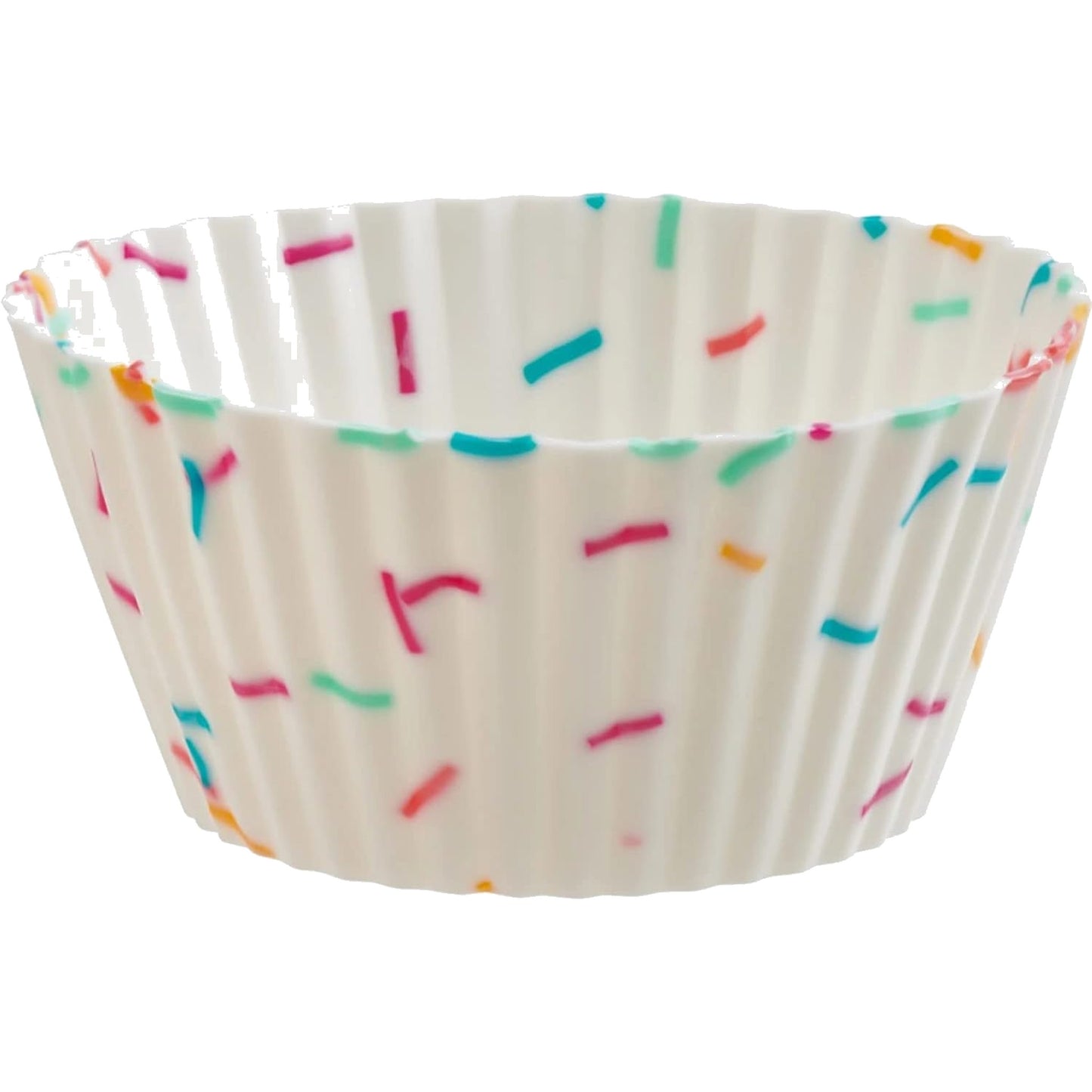 12 Standard Silicon Muffin Liners - Confetti