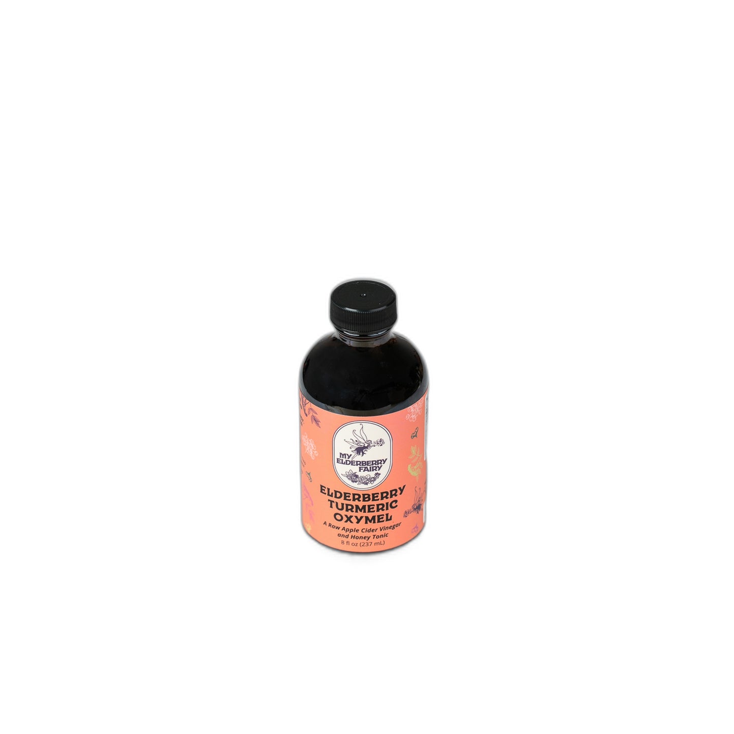 Elderberry Turmeric Oxymel 8 fl. oz. Bottle