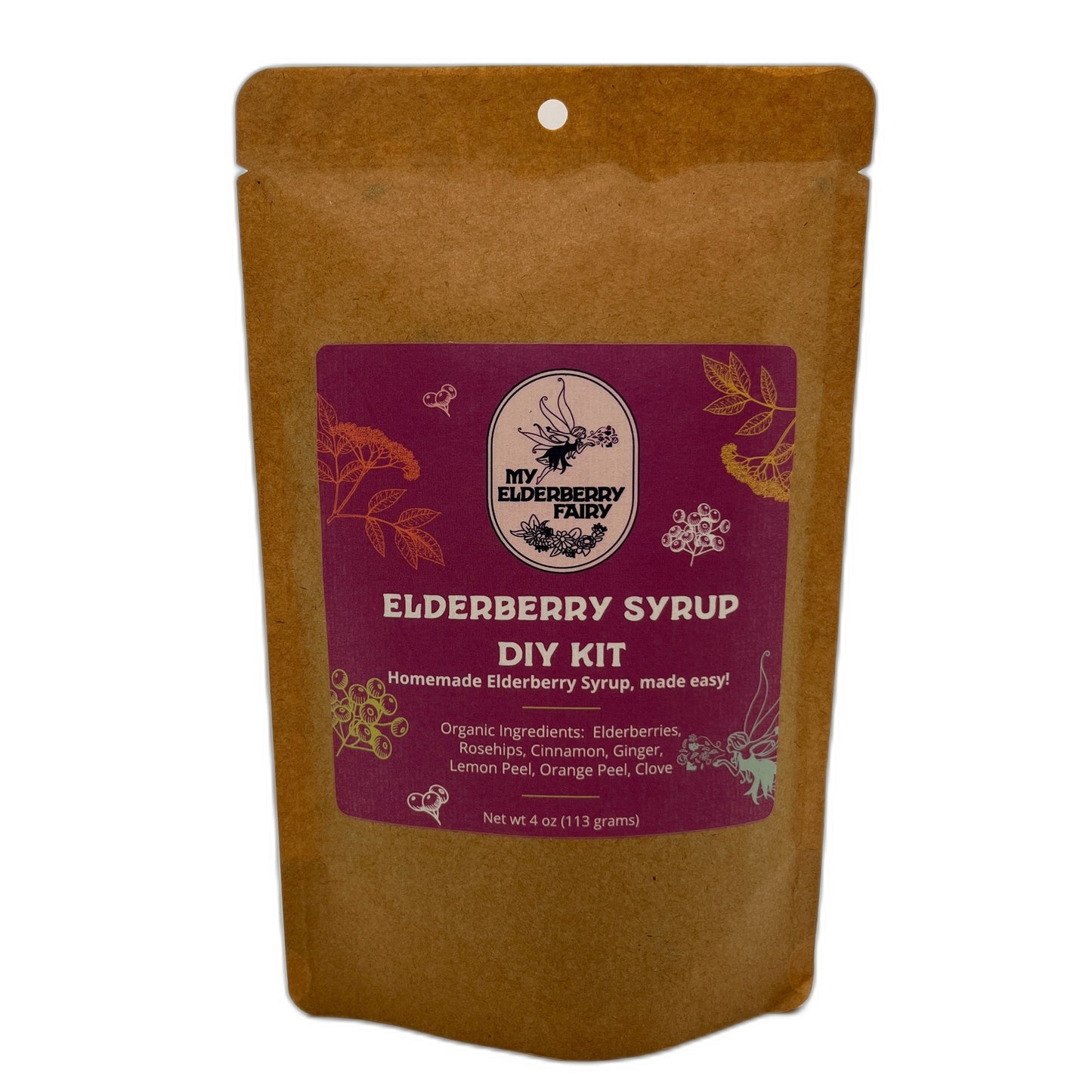 Elderberry Syrup DIY Kit - 4oz.