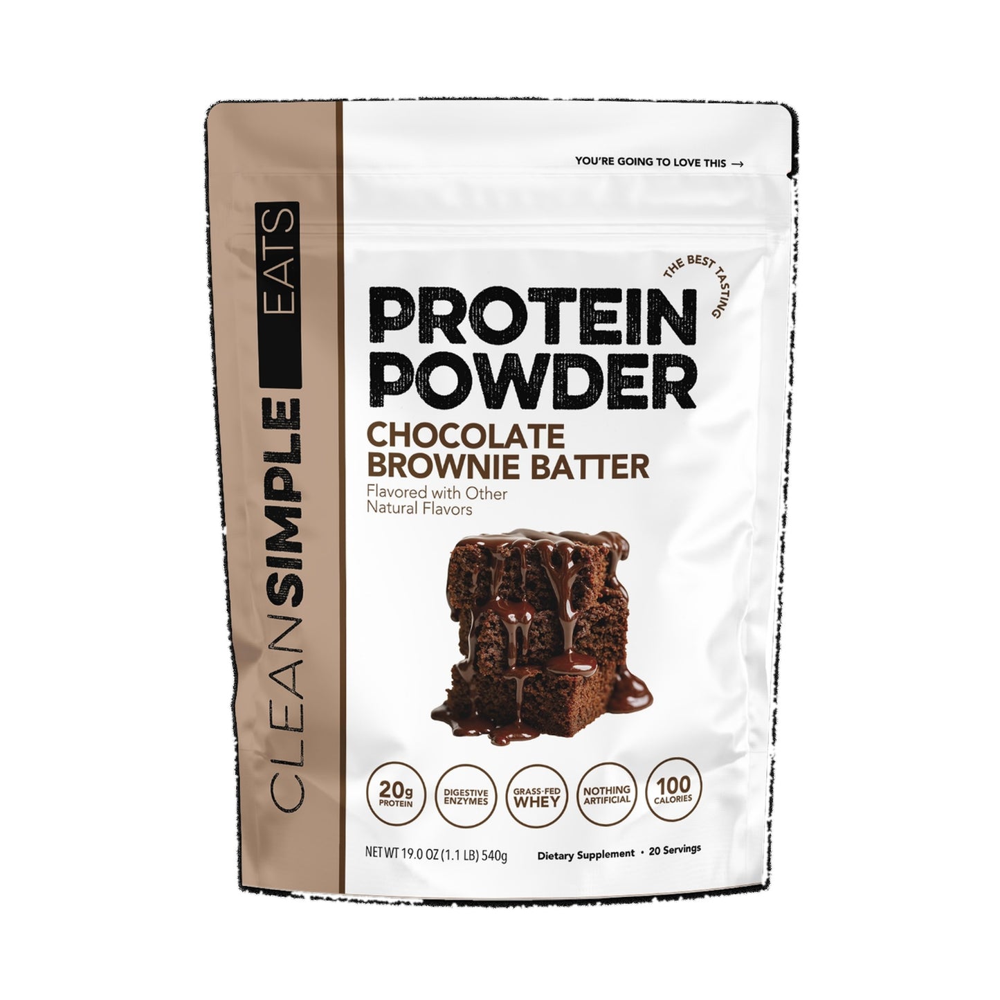 CSE - Brownie Batter Protein Powder - 20 serving bag