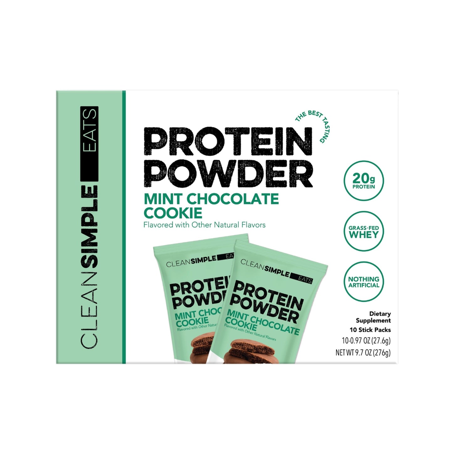 CSE - Mint Chocolate Cookie Protein Powder - 20 serving bag