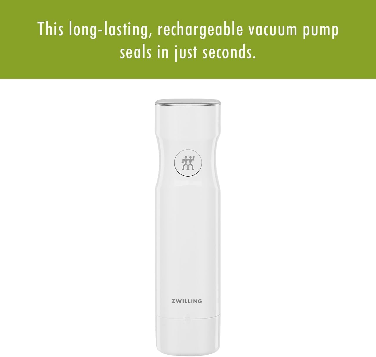Zwilling Fresh and Save Pump with Charging Cap - White