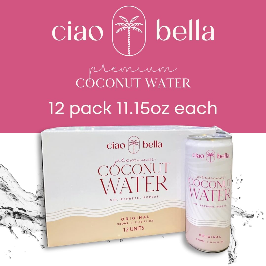 Ciao Bella Coconut Water Case of 12 (11.15 fl oz. each)
