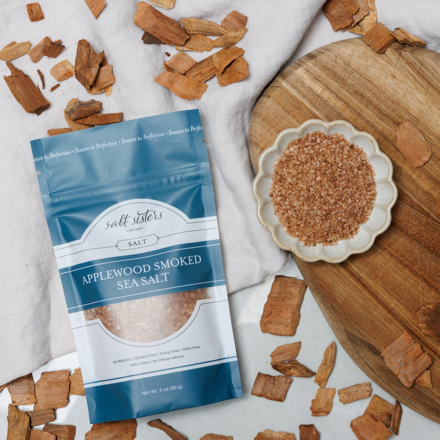 Applewood Smoked Sea Salt 3oz