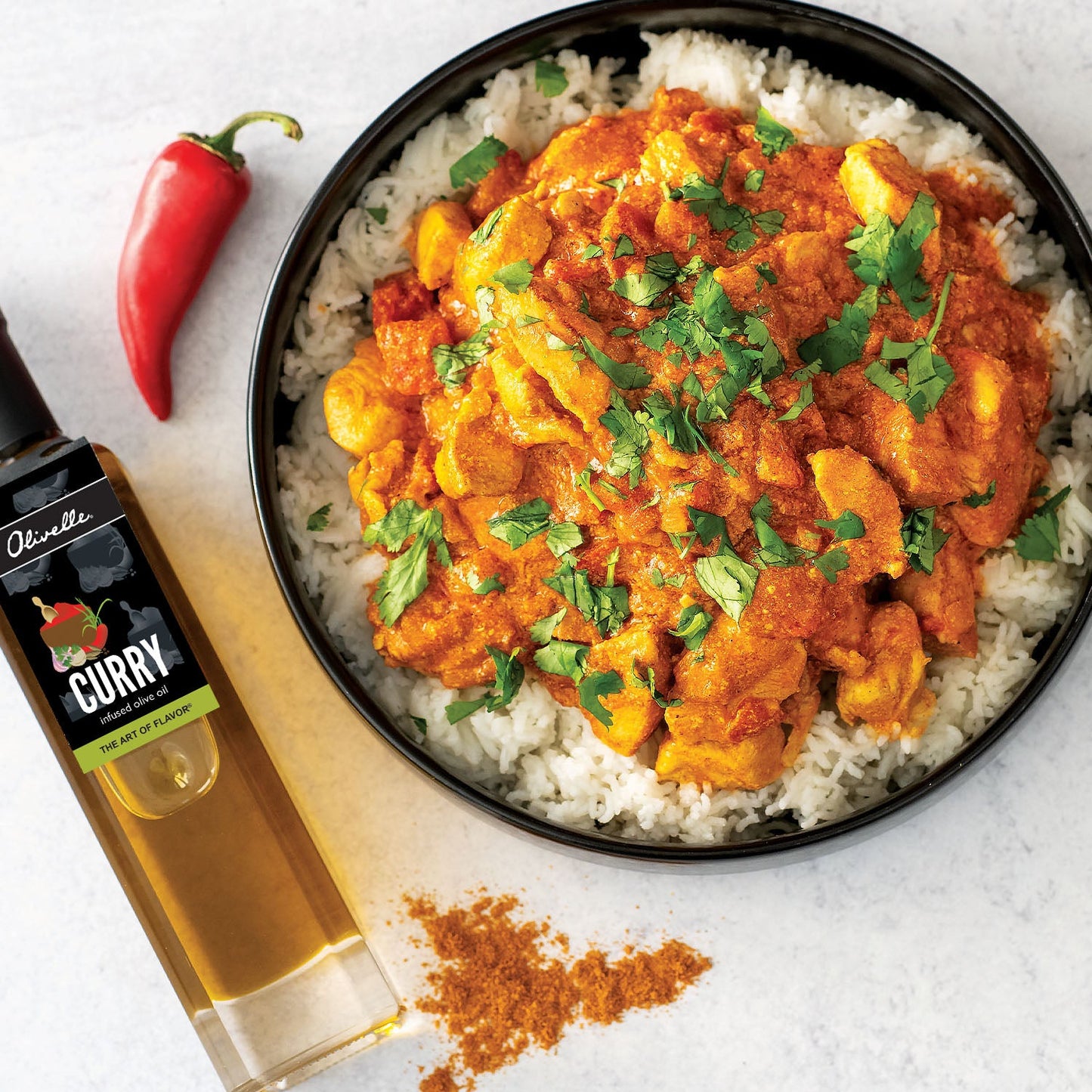 Infused Olive Oil from Olivelle (Curry - 500ml)