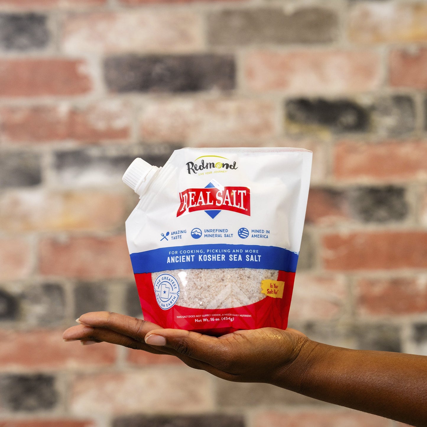Redmond Real Salt 16 oz Kosher Pouch