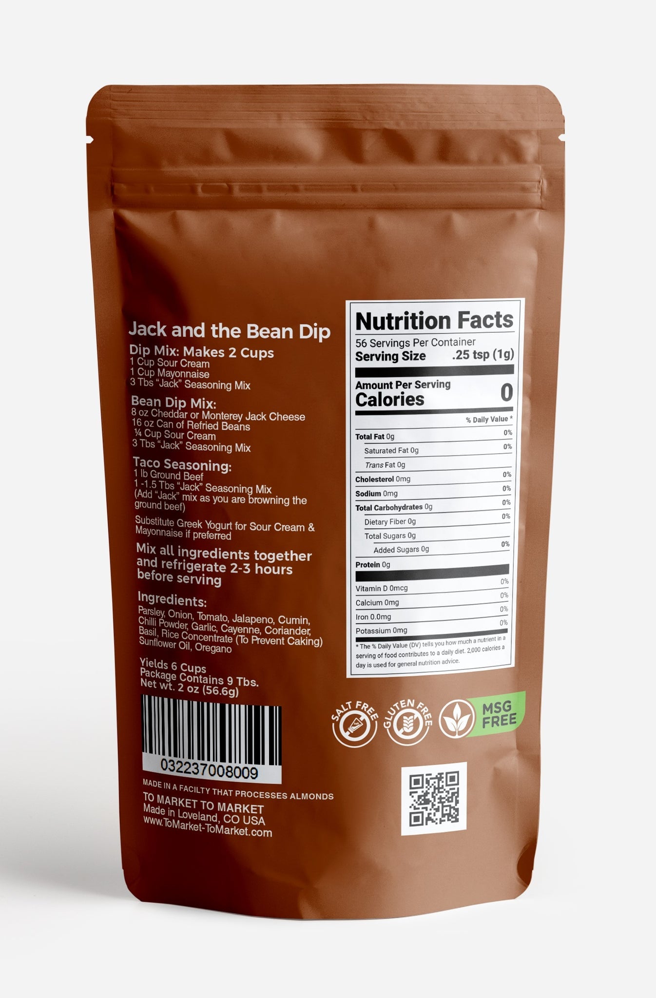 Jack and the Bean Dip 2oz.