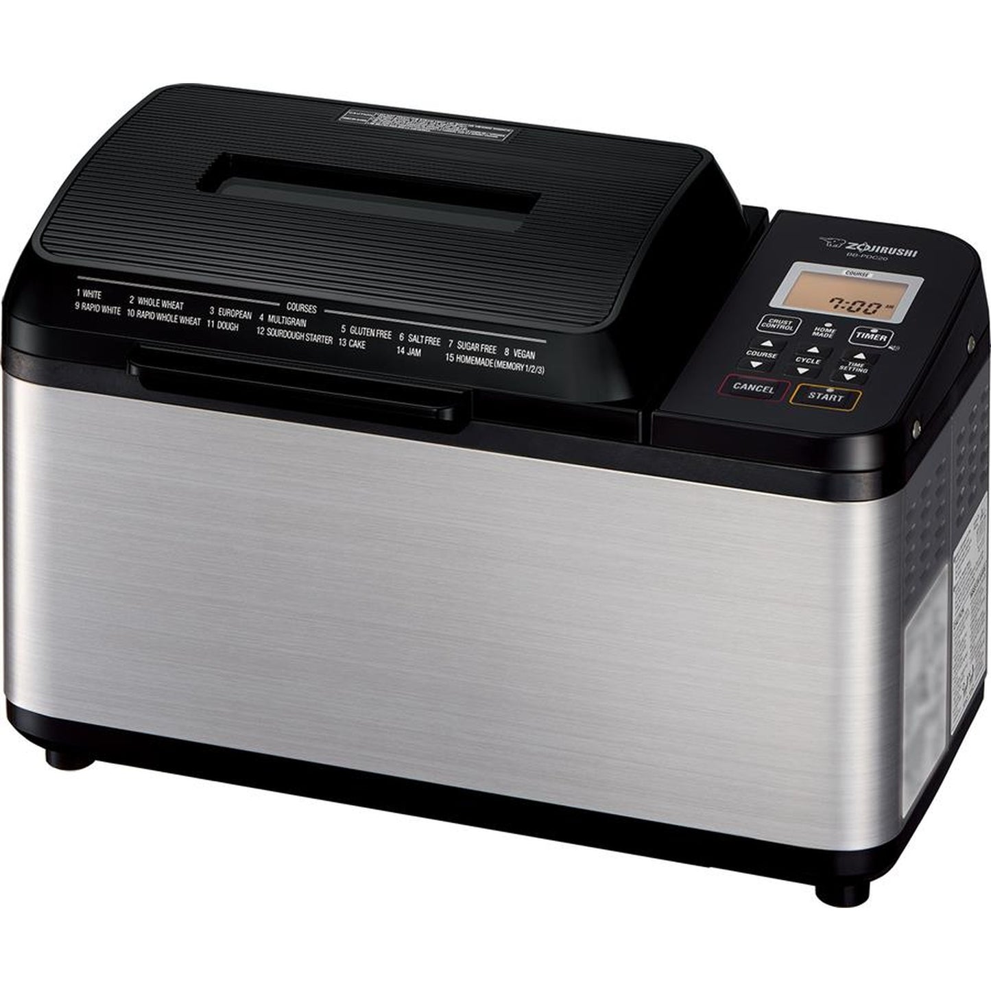 Zojirushi 2 lb. Home Bread Maker Virtuoso PLUS BB-PPC-20 BLACK with Ceramic Pan