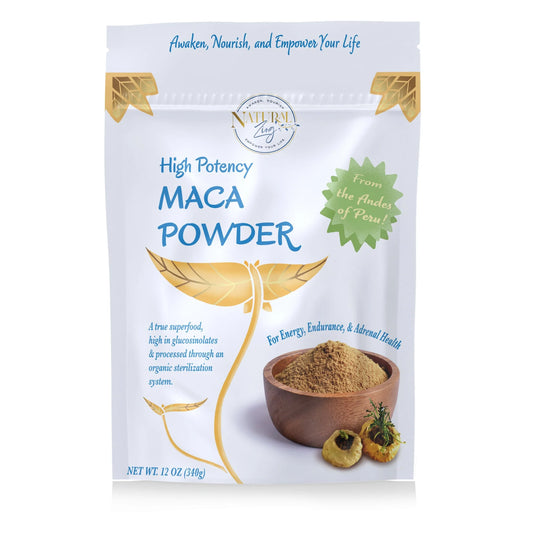 Maca Powder, Raw Organic 12 oz