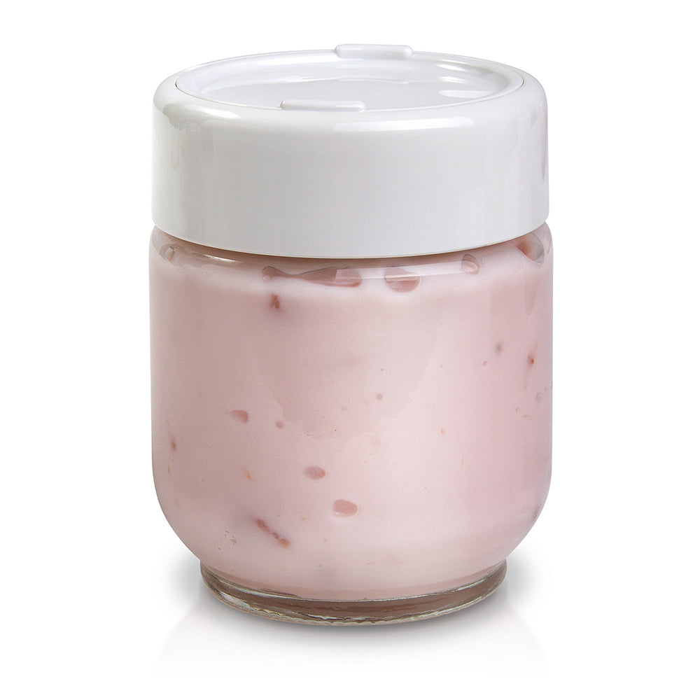 Euro Cuisine- Dated Yogurt Jars (Set of 8) For Model YMX650