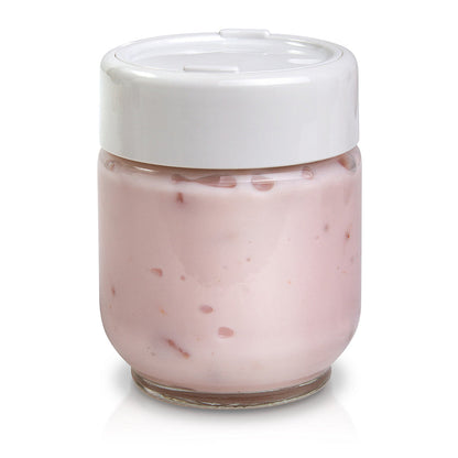Euro Cuisine- Dated Yogurt Jars (Set of 8) For Model YMX650