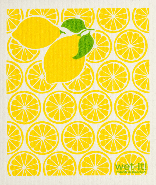 WetIt! Swedish Cloth - Lemons 6.75in.x8in.