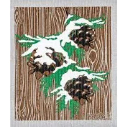 WetIt! Swedish Cloth - Winter Pine Gray 6.75in.x8in.