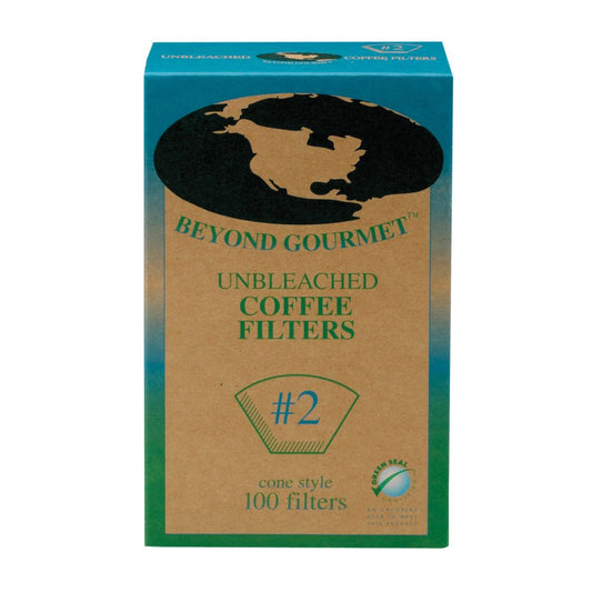 Unbleached Paper #2 Coffee Filter (100/box)
