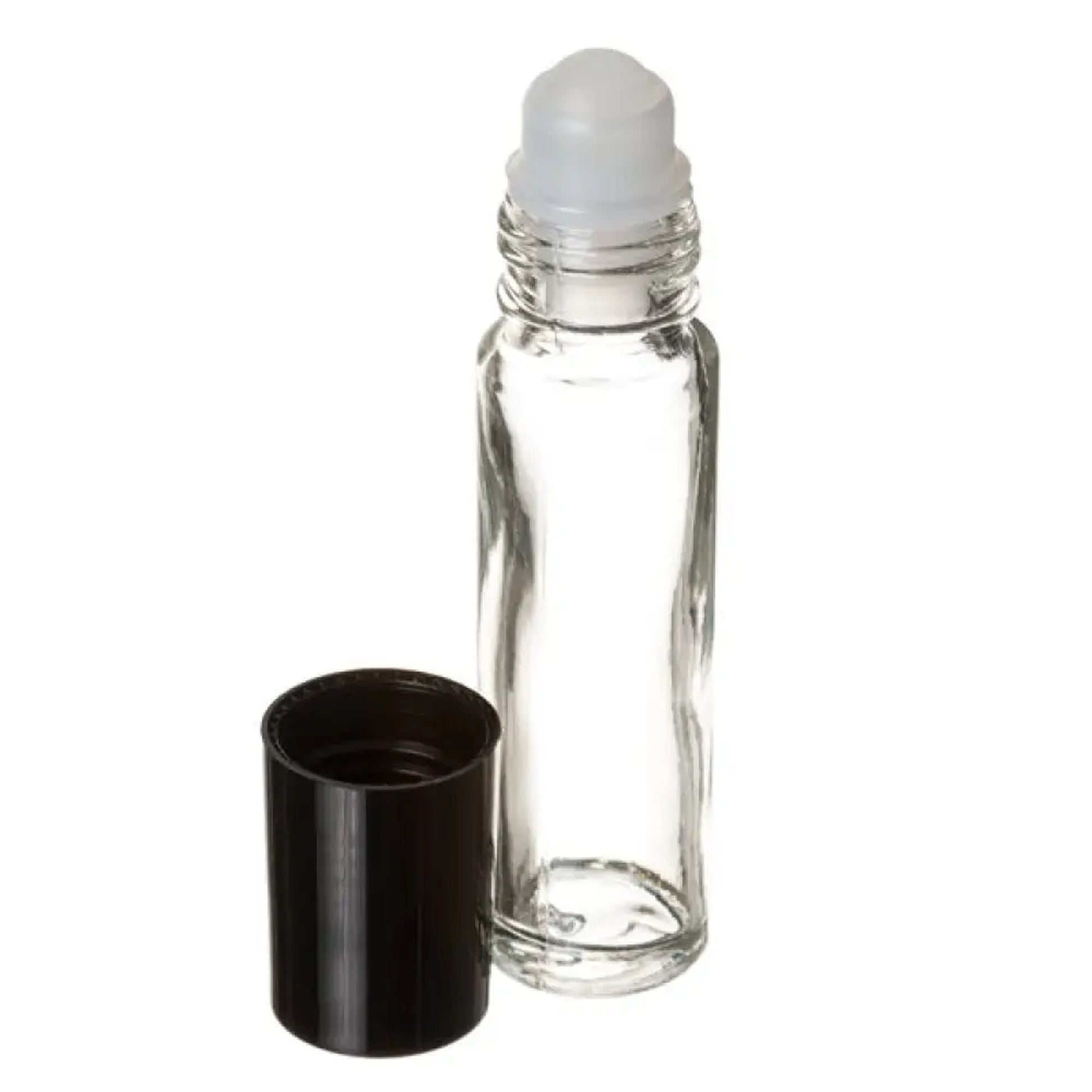1/3 Ounce Roll-on Vial - Set of 6 Clear Bottles