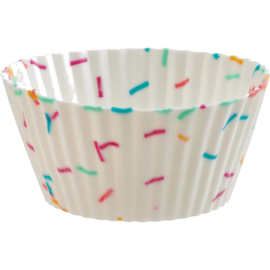 12 Standard Silicon Muffin Liners - Confetti