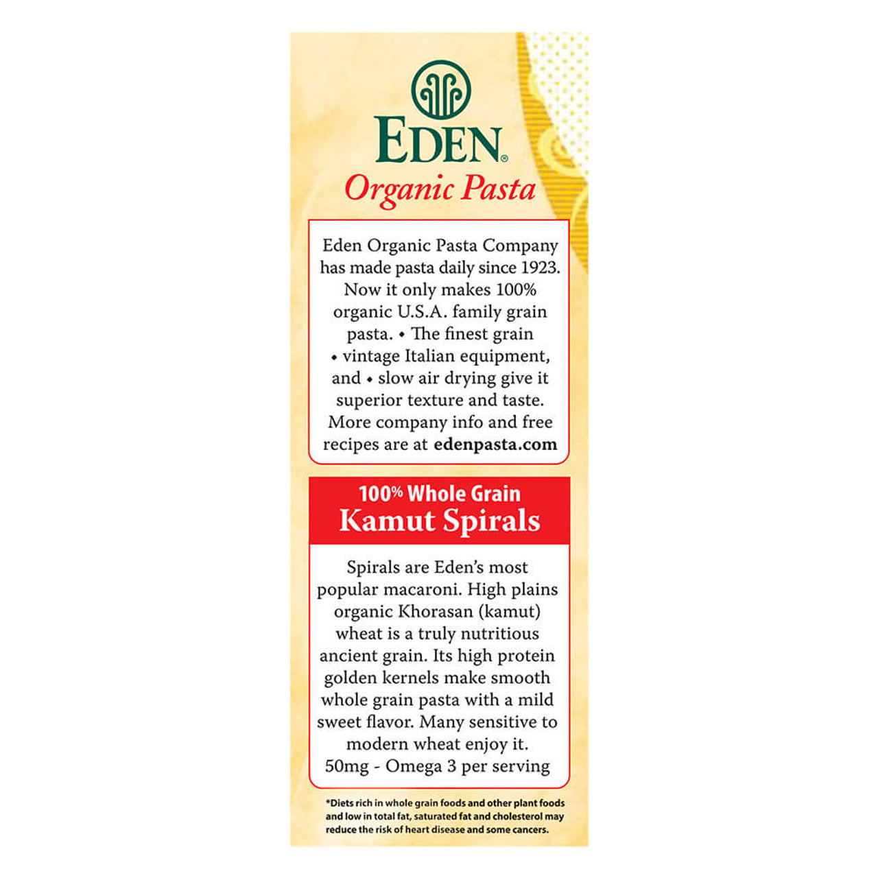 Organic Kamut Spirals - 12 oz.