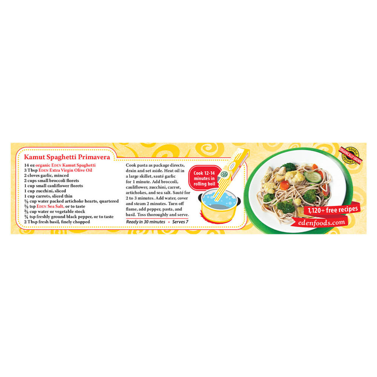 Organic Kamut Spaghetti - 14 oz.