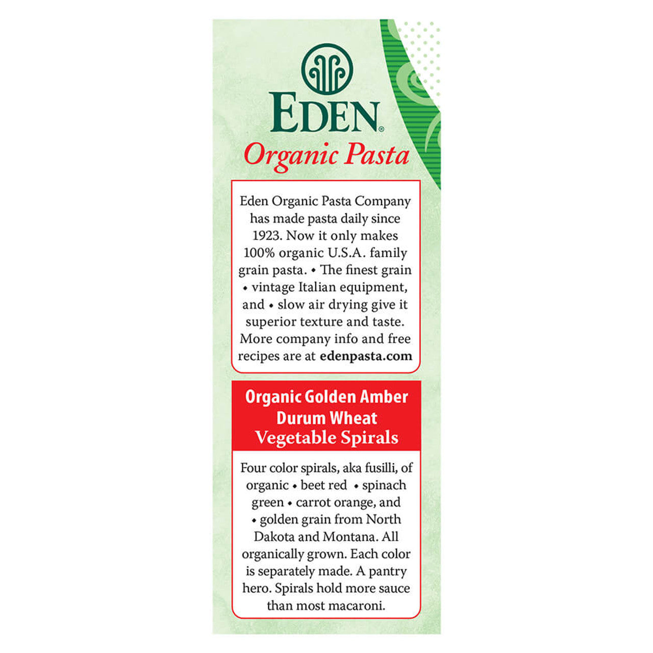Organic Vegetable Spirals - 12 oz.
