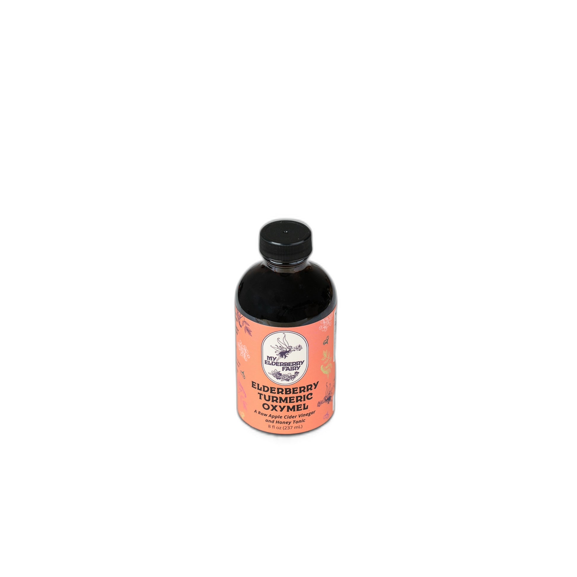 Elderberry Turmeric Oxymel 8 fl. oz. Bottle