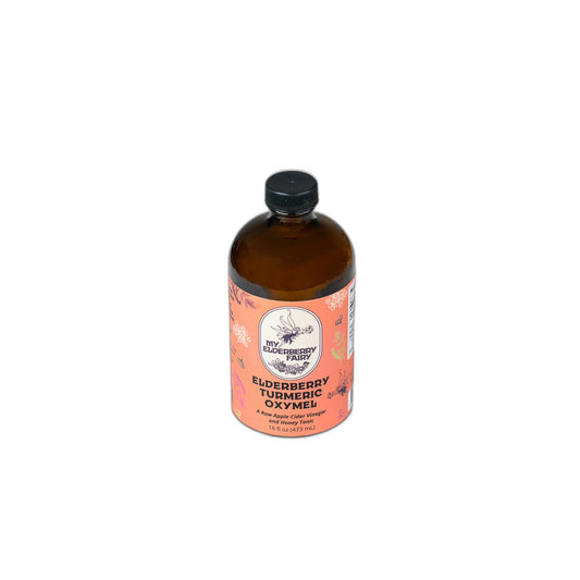 Elderberry Turmeric Oxymel 16 fl. oz. Bottle