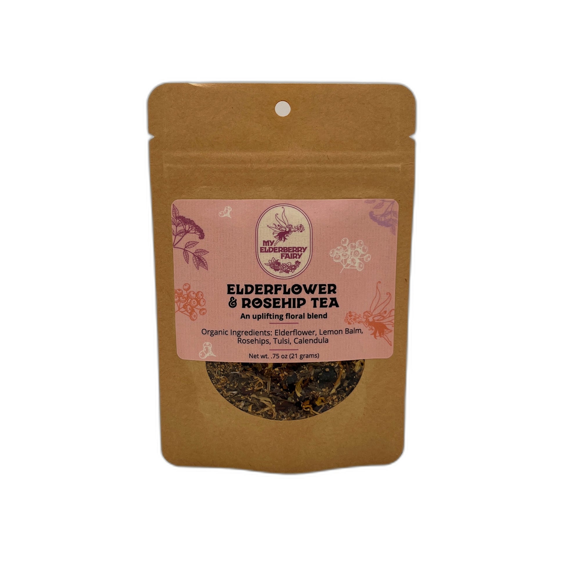 Elderflower and Rosehip Tea - 0.75oz. Bag