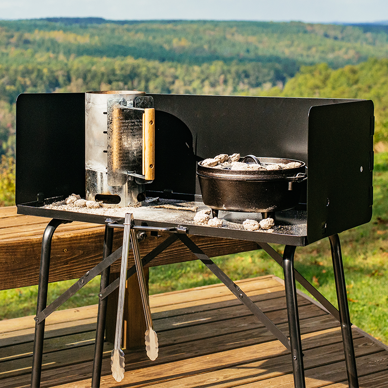 Lodge Outdoor Cooking Table 15.9 L x31.4 W x 35.5 H