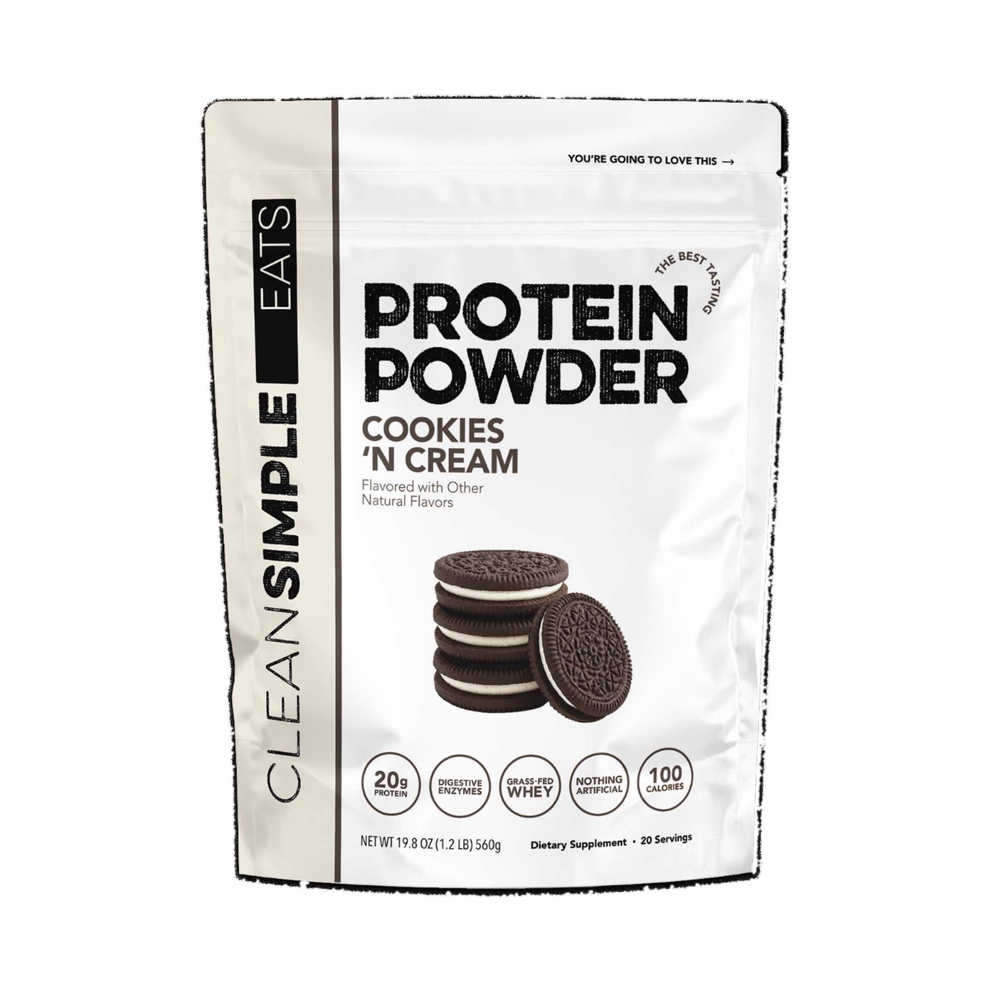 CSE - Cookies N Cream Protein Powder - 20 serving bag