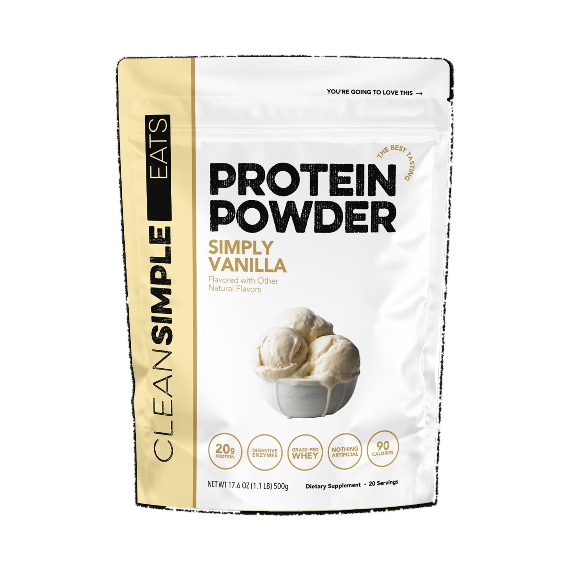 CSE - Simply Vanilla Protein Powder - 20 servings bag