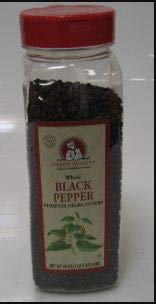 Whole Black Pepper 18oz.