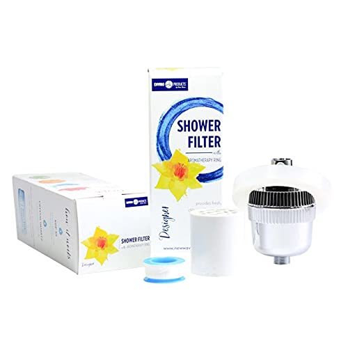 Designer Shower Filter w/ Aromatherapy Ring