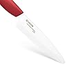 Ceramic Paring Knife, 3 inch Red Handle