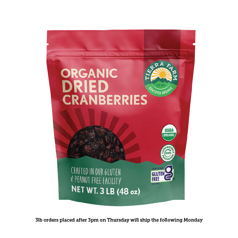 Dried Cranberries w/App. Juice 12oz.