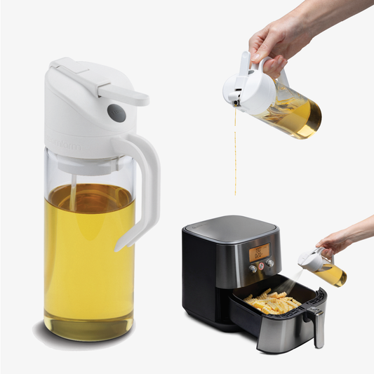 Oileroo White- Oil Sprayer, Pourer, Doser