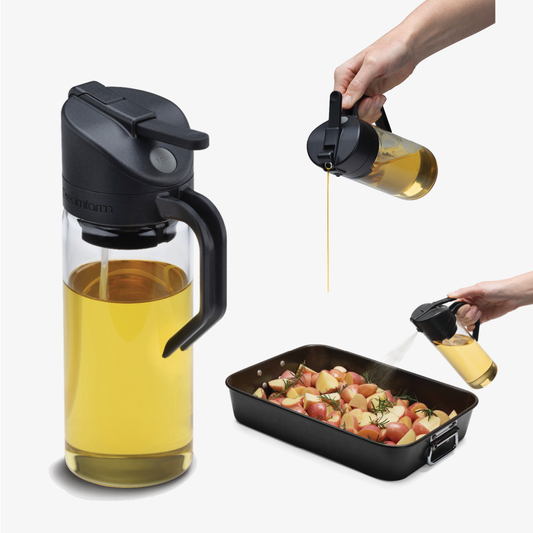 Oileroo Black - Oil Sprayer, Pourer, Doser