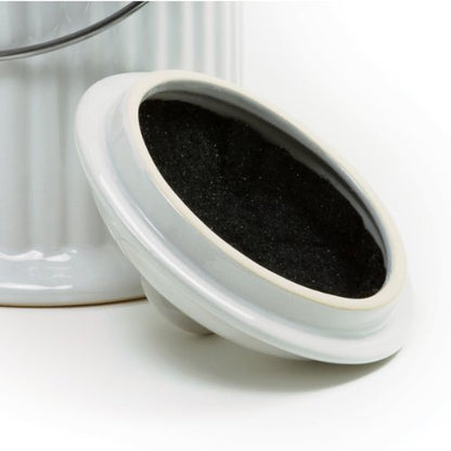 Ceramic Compost Crock WHITE