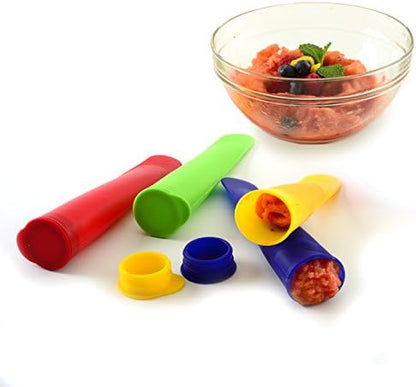 Silicone Ice Pop Makers Set of 4