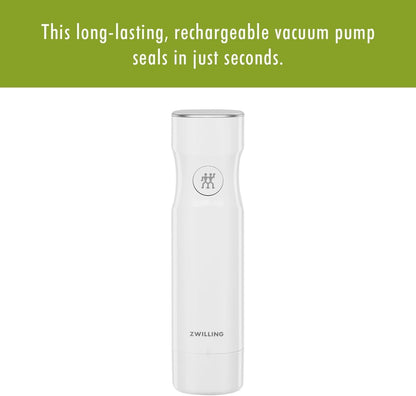 Zwilling Fresh and Save Pump with Charging Cap - White