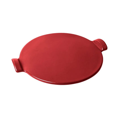 Emile Henry Ridged Pizza Stone 14.5 inch - Burgundy