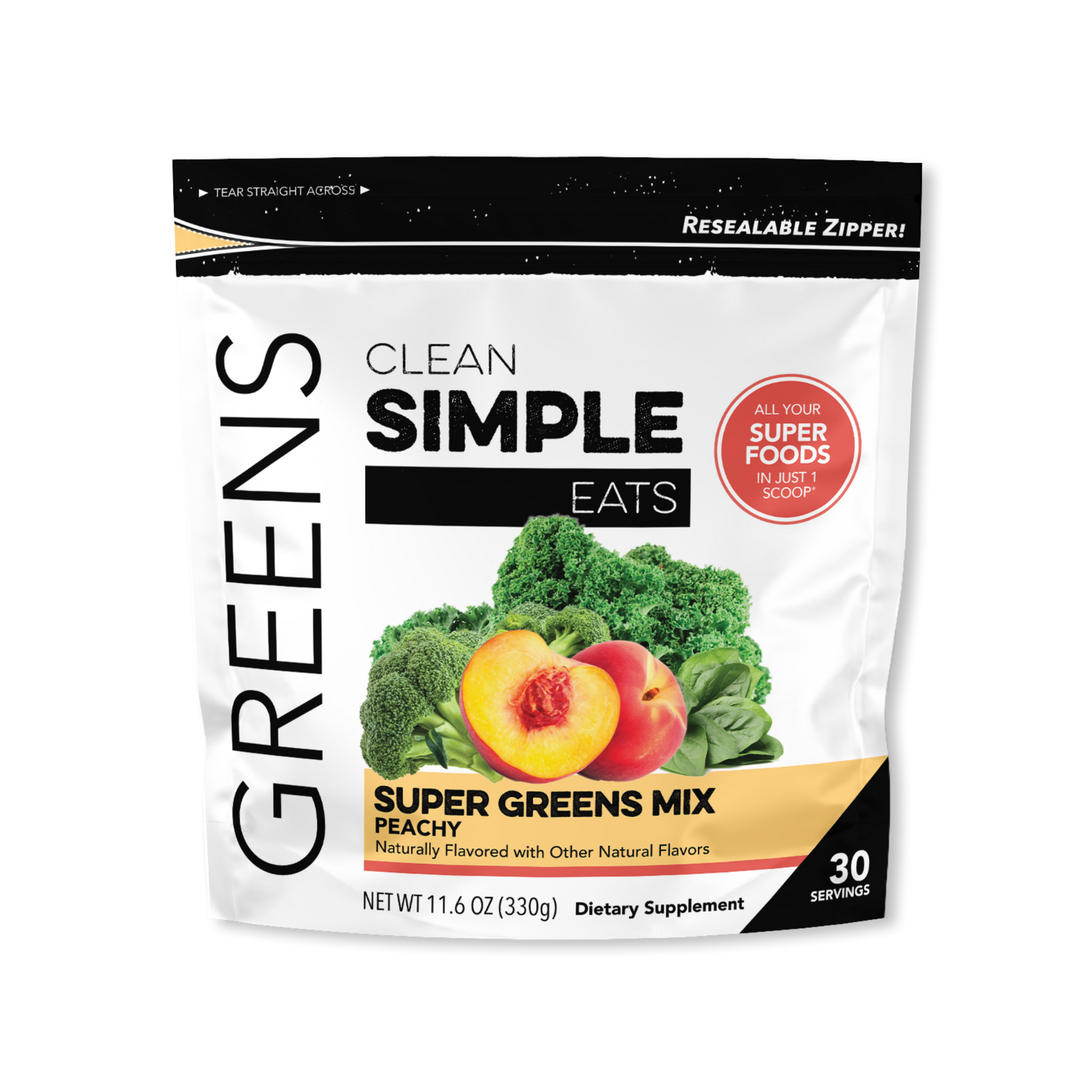 CSE - Peachy Greens Mix - 30 serving bag