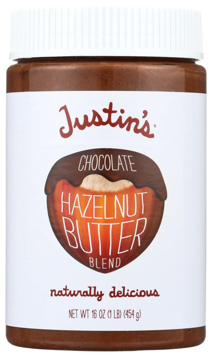 Justins Chocolate Hazelnut Butter Nt Wt 16oz