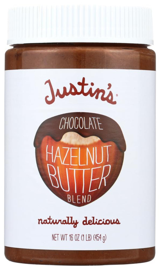 Justins Chocolate Hazelnut Butter Nt Wt 16oz