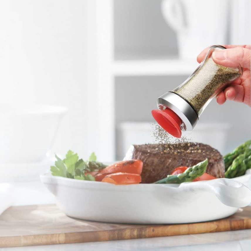 Pop Salt or Pepper Shaker  Red