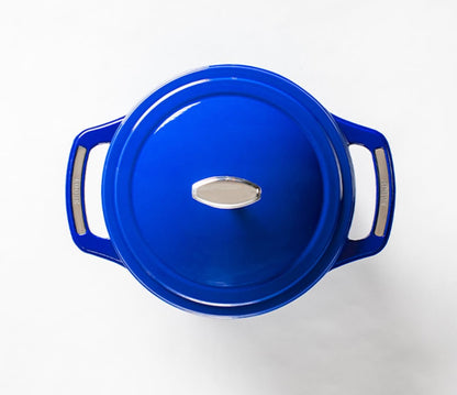 Lodge Enamel 4.5 qt. Dutch Oven - Blue Sailing