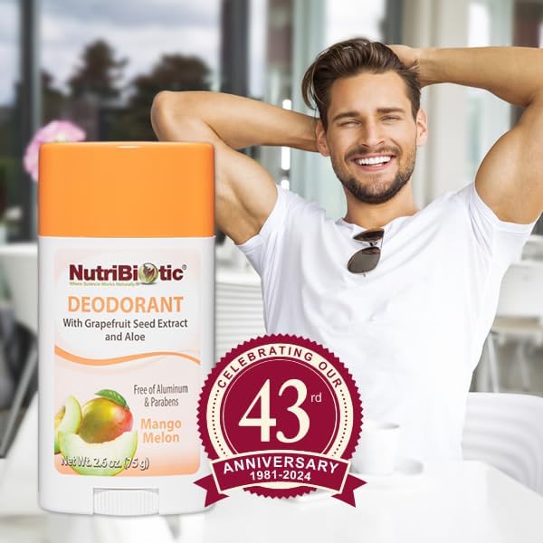 NutriBiotic Deodorant Mango Melon 2.6 oz.