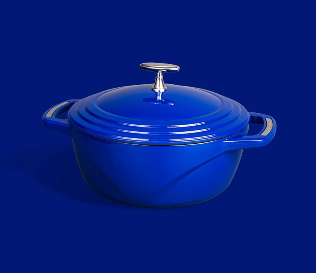 Lodge Enamel 4.5 qt. Dutch Oven - Blue Sailing