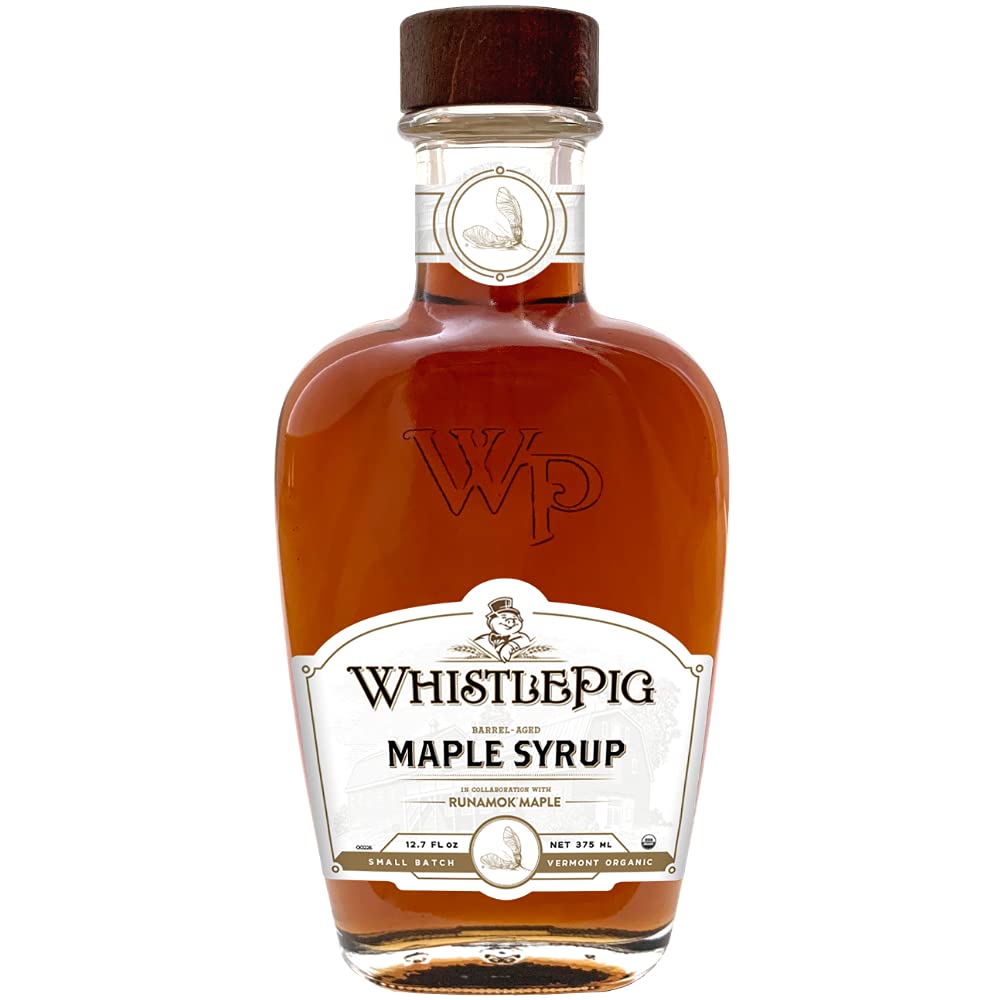 WhistlePig Rye Whiskey Barrel-Aged Organic Maple Syrup 12.7 fl. oz. - 375ml