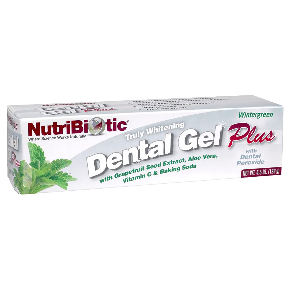 Nutribiotic Whitening Dental Gel Plus 4.5oz.