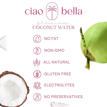 Ciao Bella Coconut Water Case of 12 (11.15 fl oz. each)