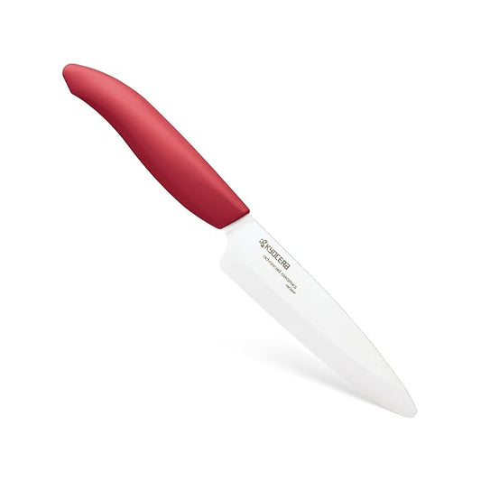 Ceramic Paring Knife, 3 inch Red Handle
